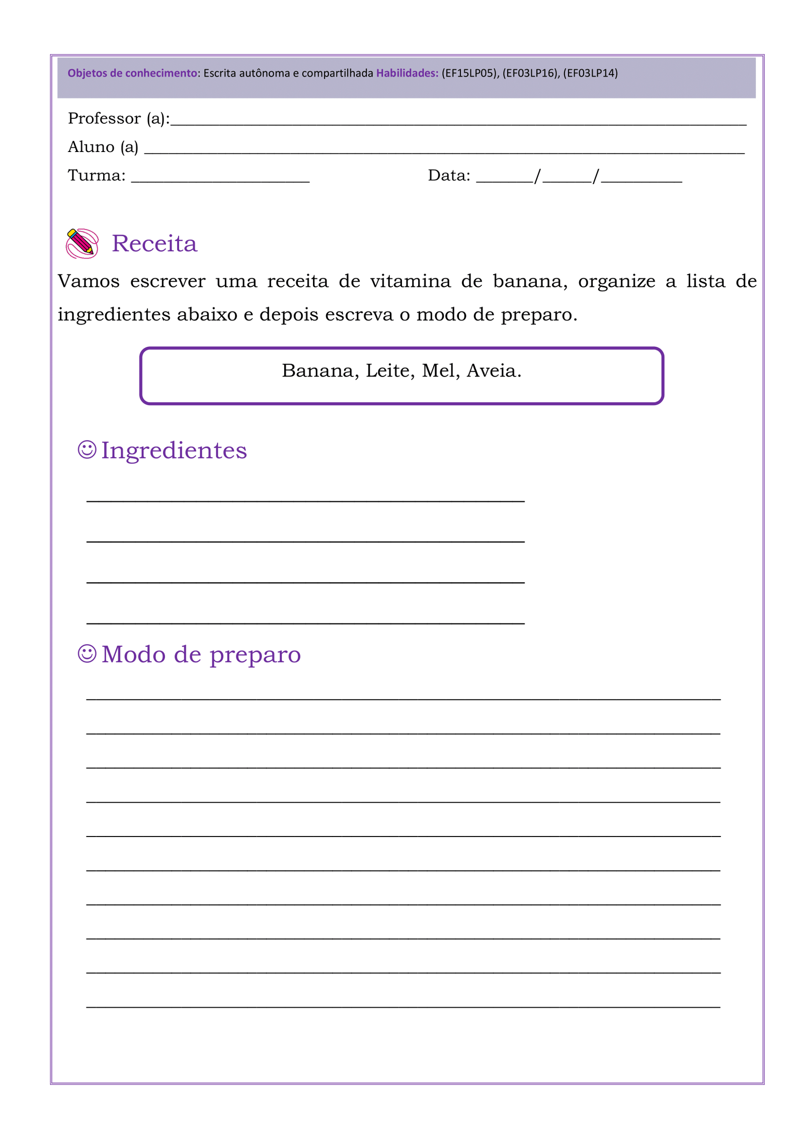 Produção de texto 3º ano-21